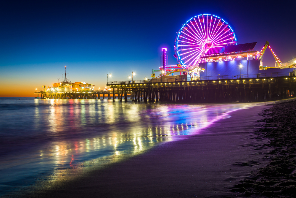 Dia Nacional da Fotografia e Dia do Fotógrafo: Píer de Santa Monica - Los Angeles - Estados Unidos | Crédito: Shutterstock