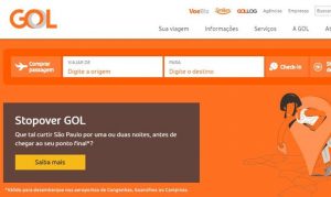 Nova opção de stopover no site da gol | Crédito: Reprodução