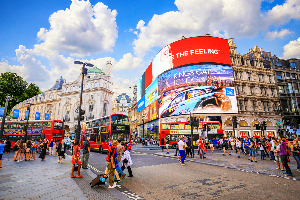 Piccadilly Circus - Londres | Crédito: Shutterstock
