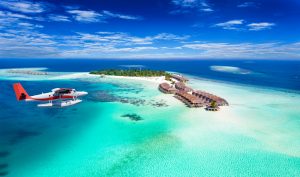 Dia Mundial da Fotografia: vista aérea das Ilhas Maldivas, no Oceano Índico | Crédito: Shutterstock