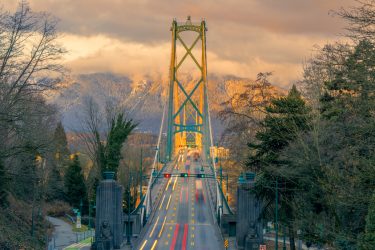 Lions Gate Bridge Vancouver Canada shutterstock 595525919