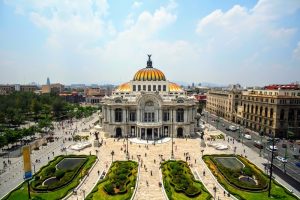 Fique atento, pois o visto para o México vai passar a ser exigido de brasileiros | Palacio de Bellas Artes, Cidade do México | Crédito: Shutterstock