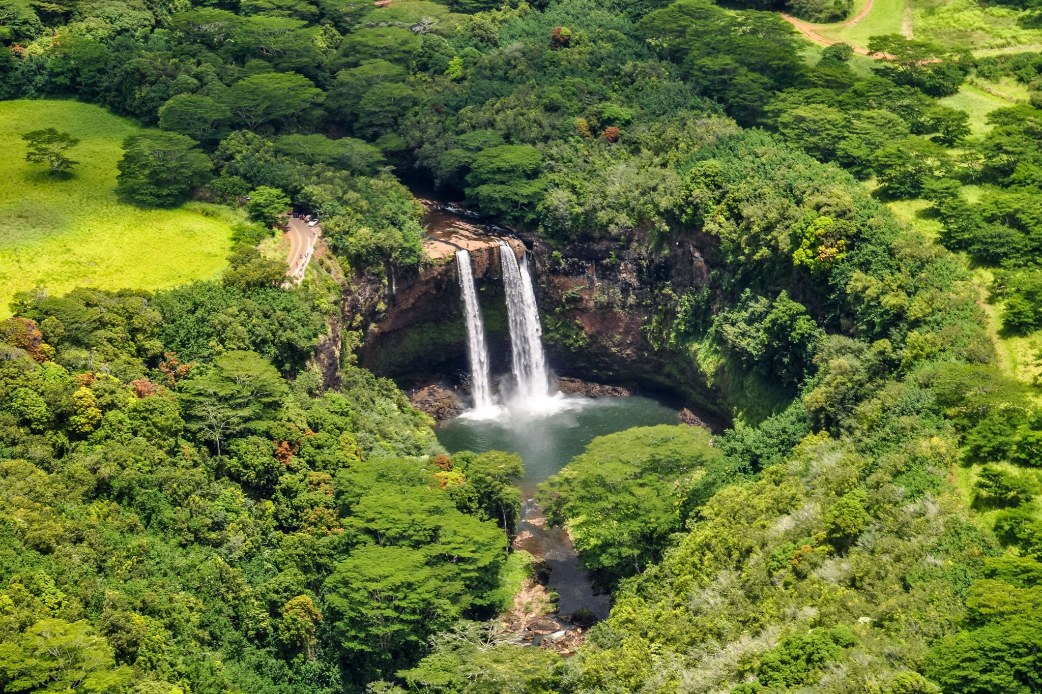 viagem para o havai wailua falls