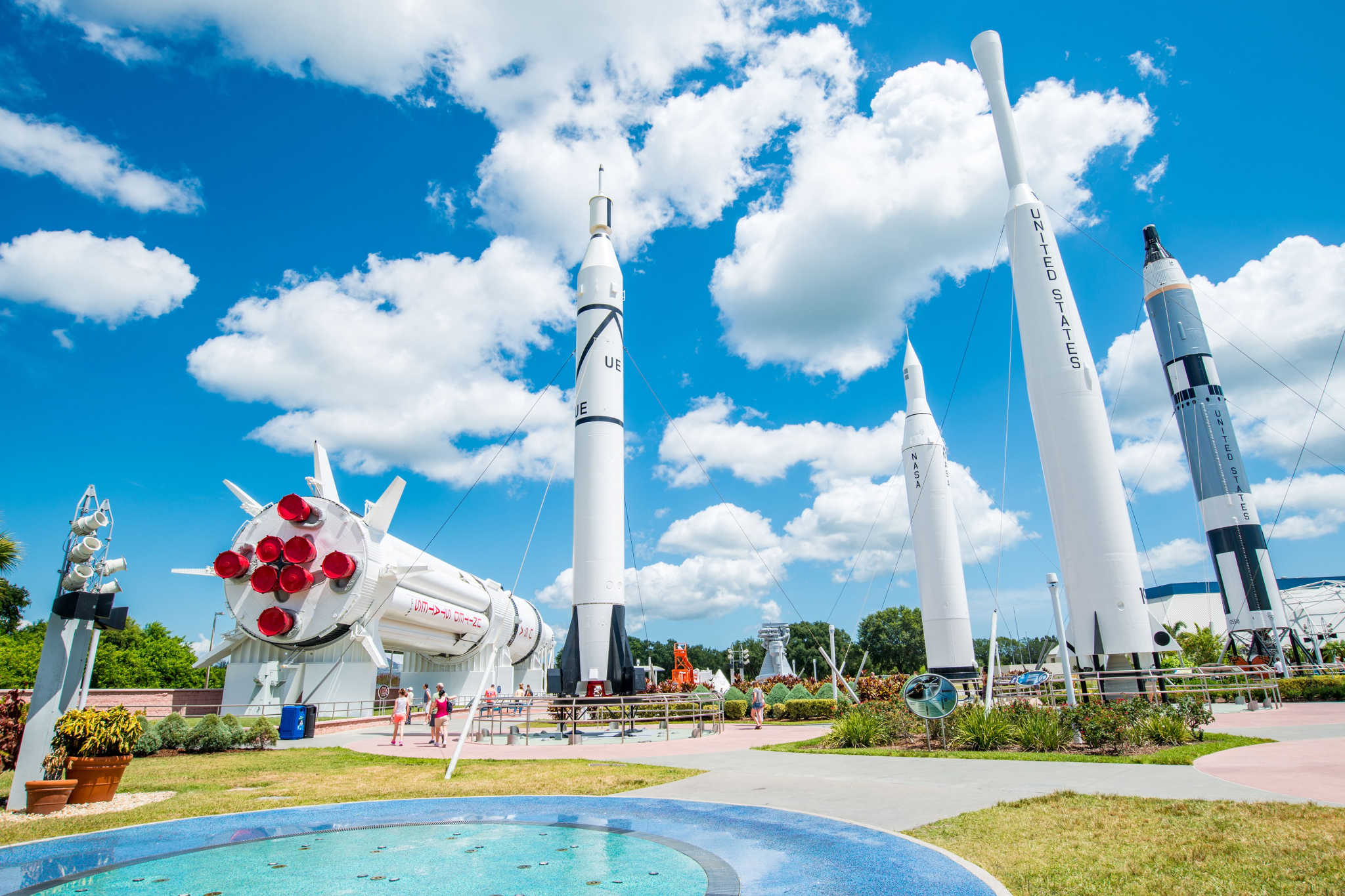 Kennedy space center jardim de foguetes